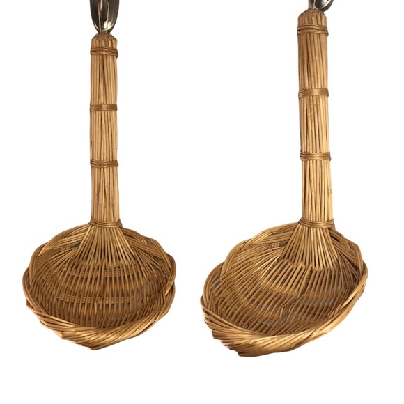 Wicker Rocking Spoon Accents | Vintage Hanging Wicker Spoon | Poshmark